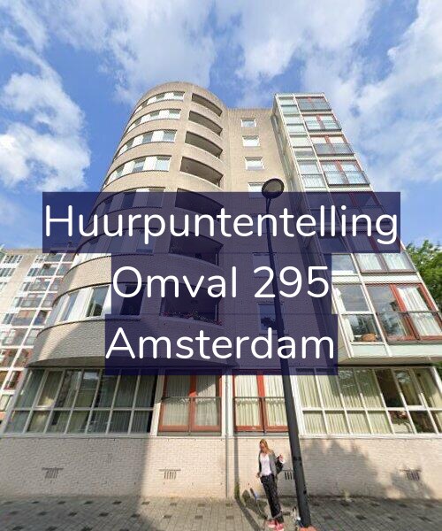 Foto gevel Huurpuntentelling voor Omval 295, Amsterdam