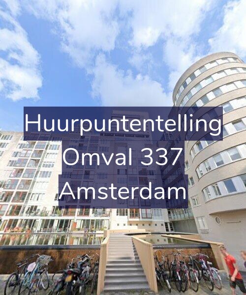 Foto gevel Huurpuntentelling voor Omval 337, Amsterdam