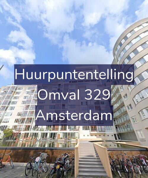 Foto gevel Huurpuntentelling voor Omval 329, Amsterdam