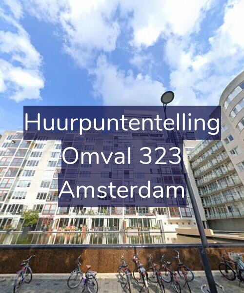 Foto gevel Huurpuntentelling voor Omval 323, Amsterdam