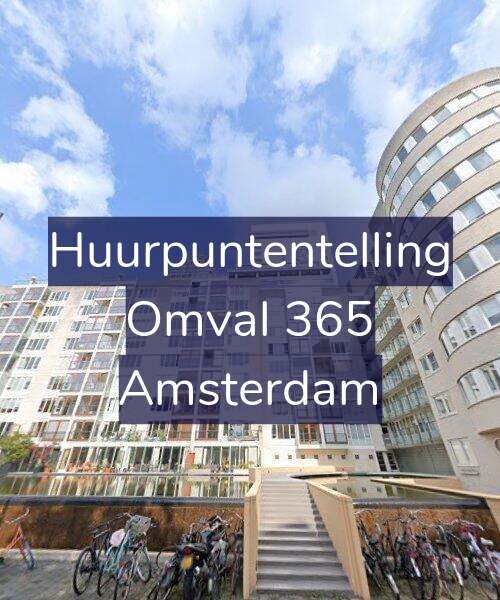 Foto gevel Huurpuntentelling voor Omval 365, Amsterdam