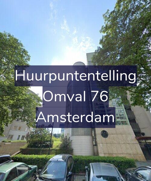 Foto gevel Huurpuntentelling voor Omval 76, Amsterdam