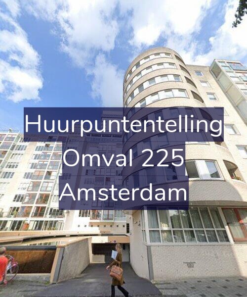 Foto gevel Huurpuntentelling voor Omval 225, Amsterdam