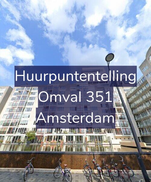 Foto gevel Huurpuntentelling voor Omval 351, Amsterdam