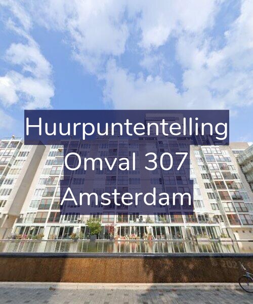 Foto gevel Huurpuntentelling voor Omval 307, Amsterdam