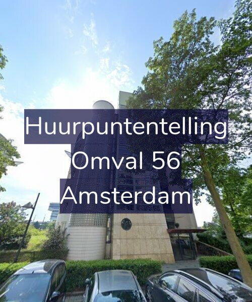 Foto gevel Huurpuntentelling voor Omval 56, Amsterdam