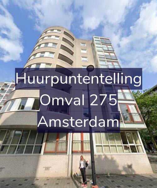 Foto gevel Huurpuntentelling voor Omval 275, Amsterdam