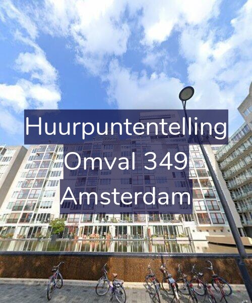 Foto gevel Huurpuntentelling voor Omval 349, Amsterdam