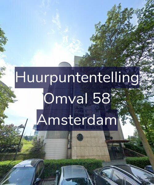 Foto gevel Huurpuntentelling voor Omval 58, Amsterdam