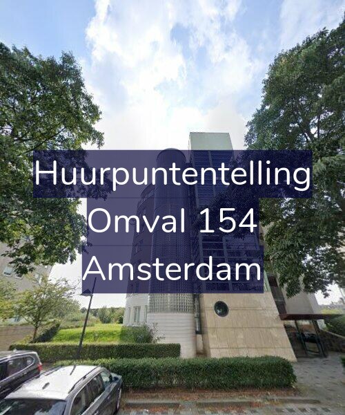 Foto gevel Huurpuntentelling voor Omval 154, Amsterdam