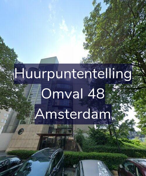 Foto gevel Huurpuntentelling voor Omval 48, Amsterdam