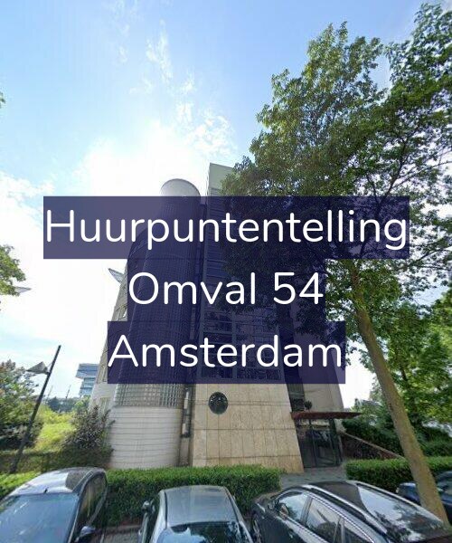 Foto gevel Huurpuntentelling voor Omval 54, Amsterdam