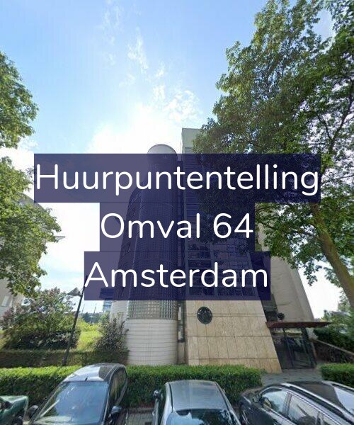 Foto gevel Huurpuntentelling voor Omval 64, Amsterdam
