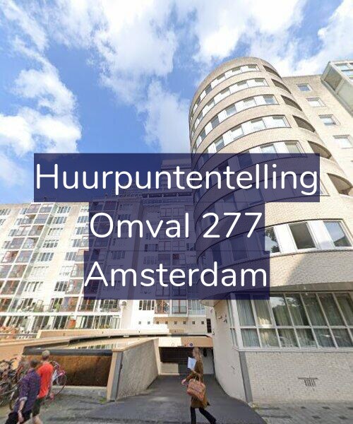 Foto gevel Huurpuntentelling voor Omval 277, Amsterdam
