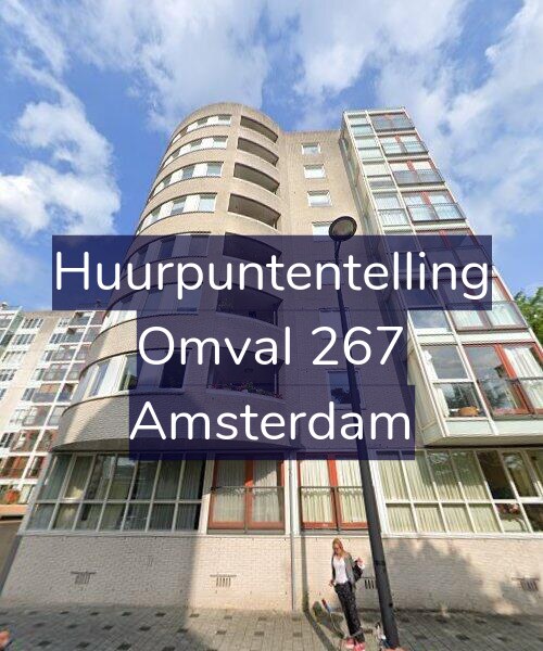 Foto gevel Huurpuntentelling voor Omval 267, Amsterdam