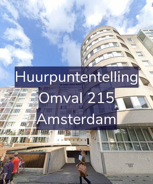 Foto gevel Huurpuntentelling voor Omval 215, Amsterdam