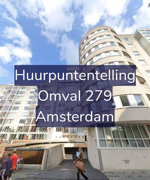 Foto gevel Huurpuntentelling voor Omval 279, Amsterdam