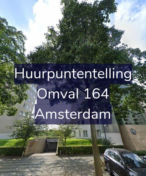 Foto gevel Huurpuntentelling voor Omval 164, Amsterdam
