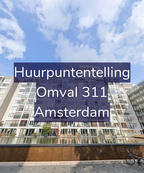 Foto gevel Huurpuntentelling voor Omval 311, Amsterdam