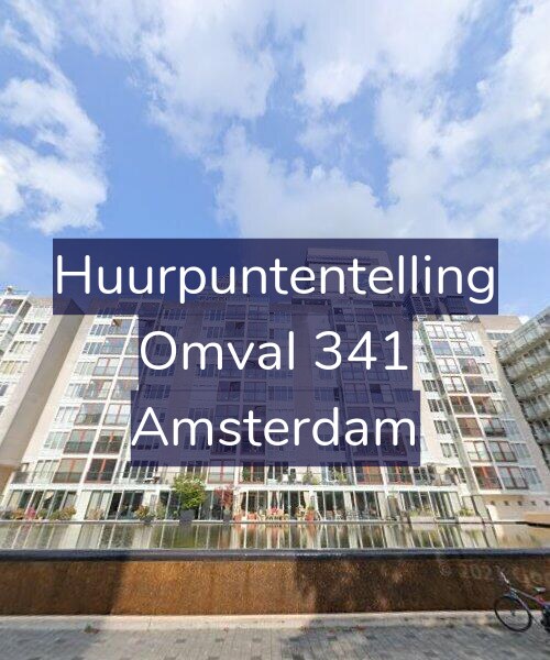 Foto gevel Huurpuntentelling voor Omval 341, Amsterdam