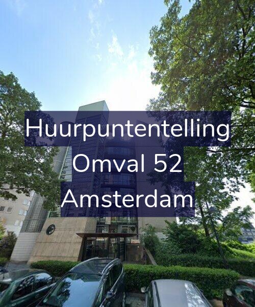 Foto gevel Huurpuntentelling voor Omval 52, Amsterdam
