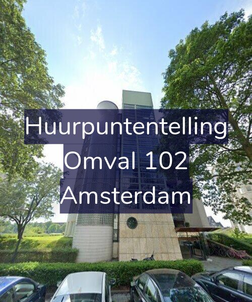 Foto gevel Huurpuntentelling voor Omval 102, Amsterdam