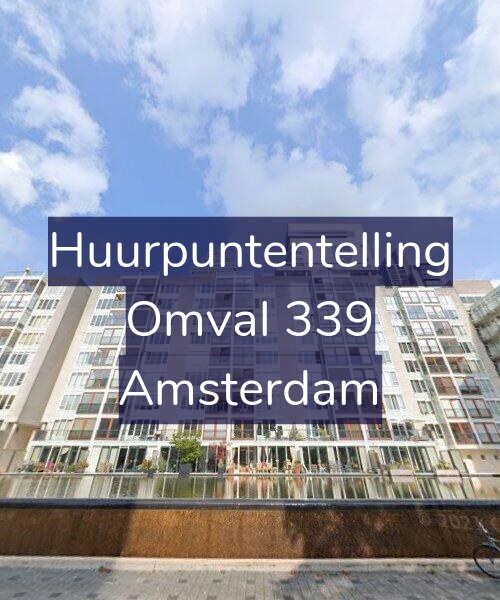 Foto gevel Huurpuntentelling voor Omval 339, Amsterdam