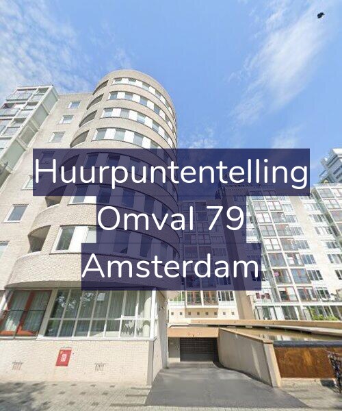 Foto gevel Huurpuntentelling voor Omval 79, Amsterdam