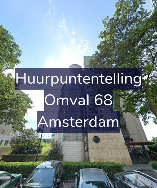 Foto gevel Huurpuntentelling voor Omval 68, Amsterdam