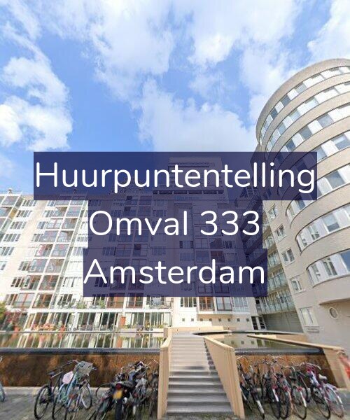 Foto gevel Huurpuntentelling voor Omval 333, Amsterdam