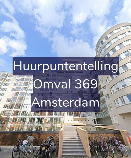 Foto gevel Huurpuntentelling voor Omval 369, Amsterdam