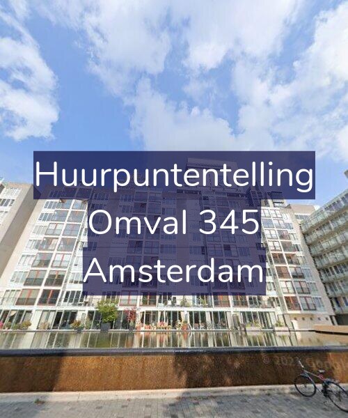 Foto gevel Huurpuntentelling voor Omval 345, Amsterdam
