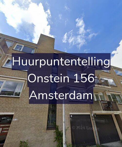 Foto gevel Huurpuntentelling voor Onstein 156, Amsterdam