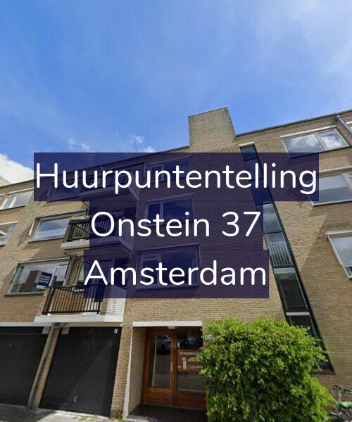 Foto gevel Huurpuntentelling voor Onstein 37, Amsterdam