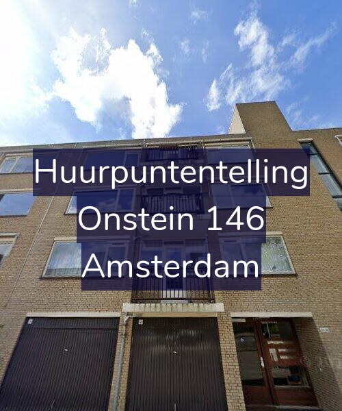 Foto gevel Huurpuntentelling voor Onstein 146, Amsterdam
