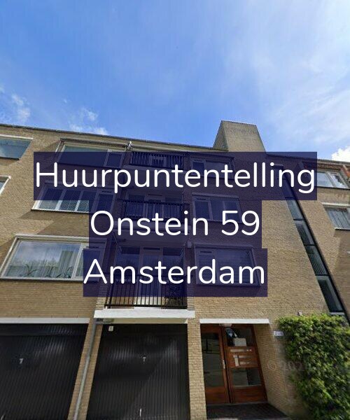 Foto gevel Huurpuntentelling voor Onstein 59, Amsterdam