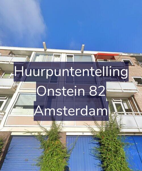 Foto gevel Huurpuntentelling voor Onstein 82, Amsterdam