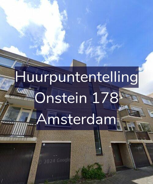 Foto gevel Huurpuntentelling voor Onstein 178, Amsterdam
