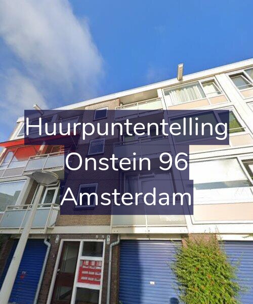 Foto gevel Huurpuntentelling voor Onstein 96, Amsterdam