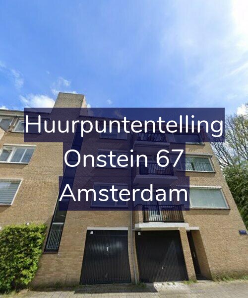 Foto gevel Huurpuntentelling voor Onstein 67, Amsterdam