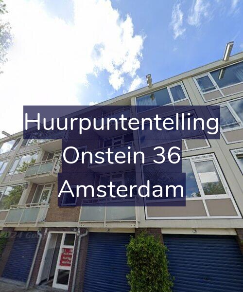 Foto gevel Huurpuntentelling voor Onstein 36, Amsterdam