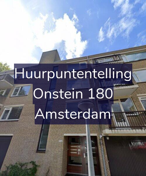 Foto gevel Huurpuntentelling voor Onstein 180, Amsterdam
