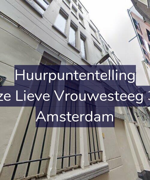 Foto gevel Huurpuntentelling voor Onze Lieve Vrouwesteeg 3-D, Amsterdam
