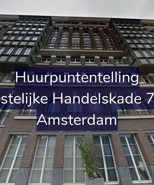 Foto gevel Huurpuntentelling voor Oostelijke Handelskade 759, Amsterdam