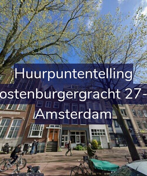 Foto gevel Huurpuntentelling voor Oostenburgergracht 27-H, Amsterdam