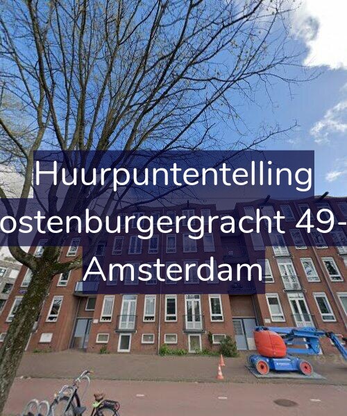 Foto gevel Huurpuntentelling voor Oostenburgergracht 49-A, Amsterdam