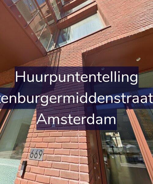Foto gevel Huurpuntentelling voor Oostenburgermiddenstraat 693, Amsterdam