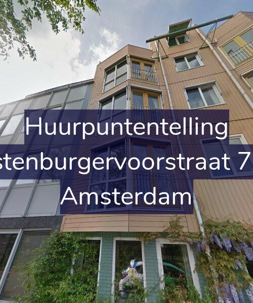 Foto gevel Huurpuntentelling voor Oostenburgervoorstraat 77-B, Amsterdam