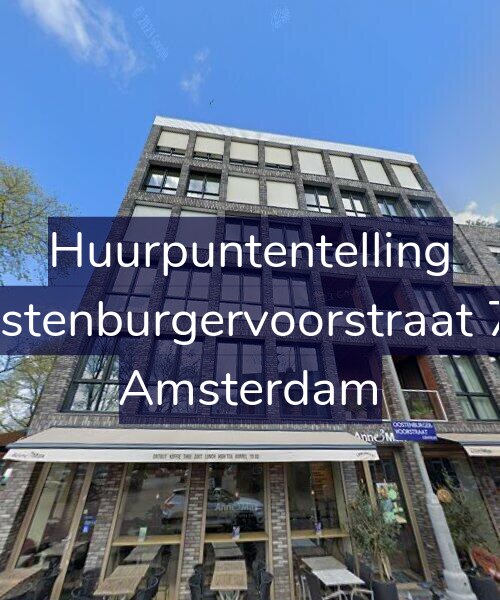 Foto gevel Huurpuntentelling voor Oostenburgervoorstraat 7-F, Amsterdam