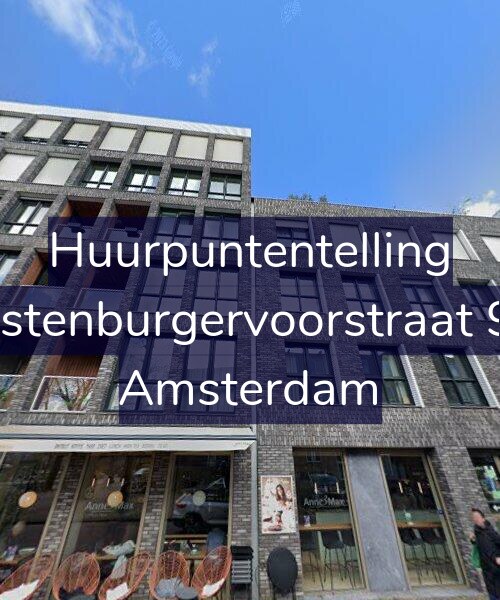 Foto gevel Huurpuntentelling voor Oostenburgervoorstraat 9-E, Amsterdam